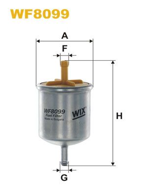 WIX FILTERS Топливный фильтр WF8099
